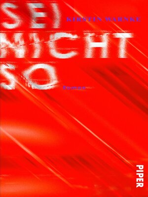 cover image of Sei nicht so